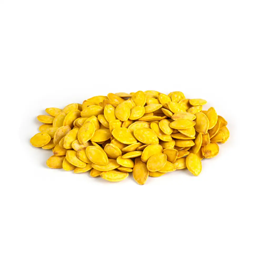تخمه کدو گوشتی برشته زعفرانی اعلی دشت‌زاد